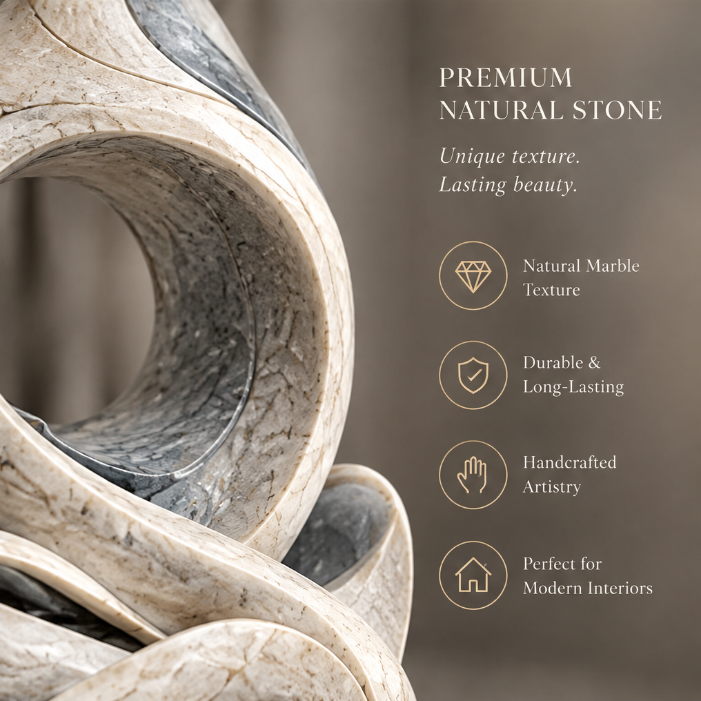 COSEMN | Circular Loop Stone Sculpture