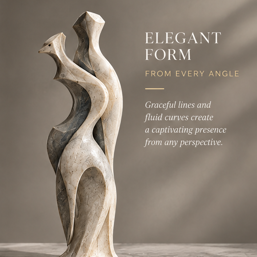 COSEMN | Silhouette Twin Entity Sculpture