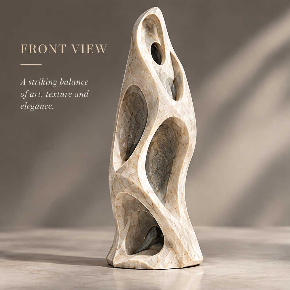 COSEMN | Recessed Sanctuary Stone Sculpture