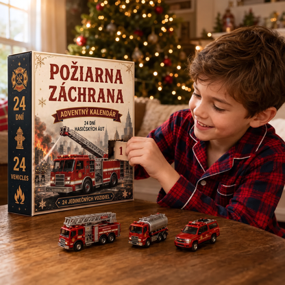 🔥 🎄 VIANOČNÁ ŠPECIÁLNA PONUKA: 50 % ZĽAVA🌥️ - 🎁 24-dňový adventný kalendár s vozidlami: Zostavte si vlastný vozový park 🚗❤️