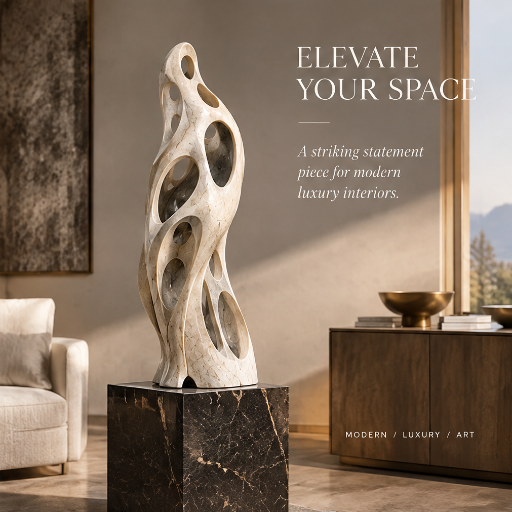 COSEMN | Hollow Shell Abstract Statue