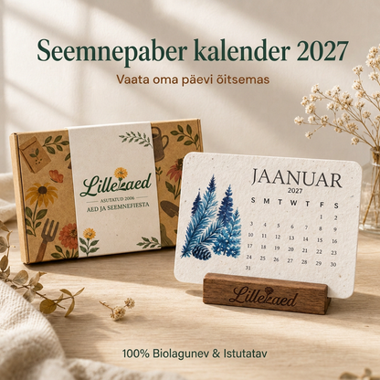 🌱 2027. aasta külvikalender 🌥️ – Üks ilu aasta, uus elu igal lehel! 💙