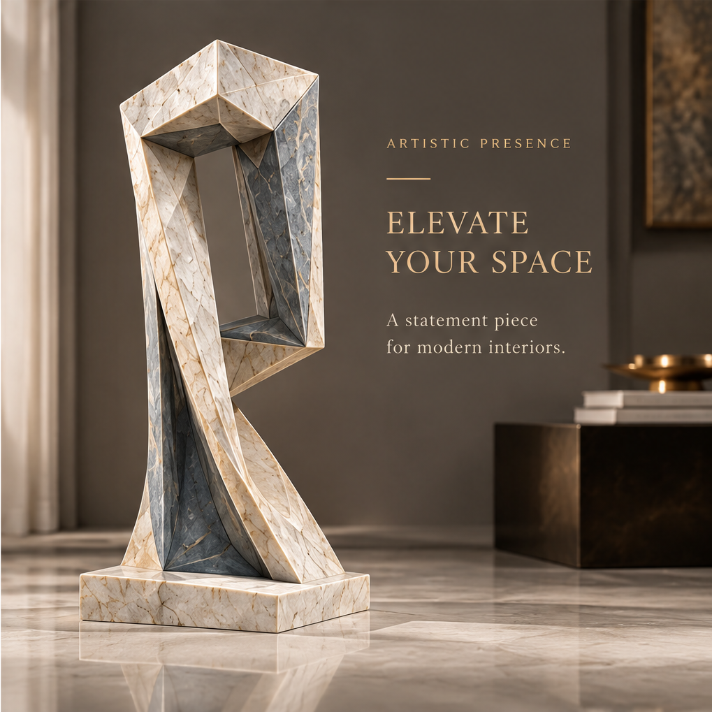 COSEMN | Folded Realm Geometric Pedestal