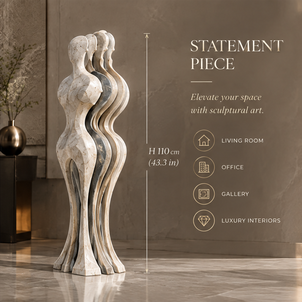 COSEMN | Shifted Silhouette Twin Sculpture