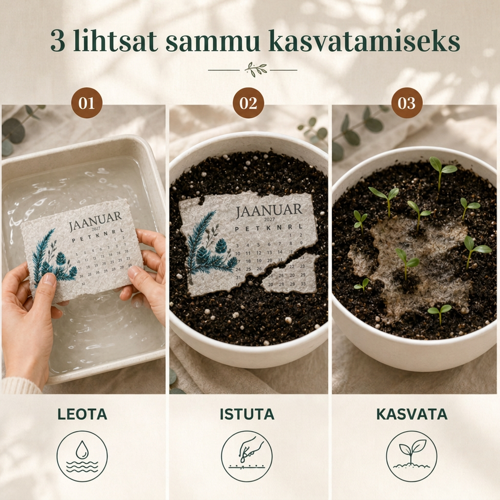 🌱 2027. aasta külvikalender 🌥️ – Üks ilu aasta, uus elu igal lehel! 💙