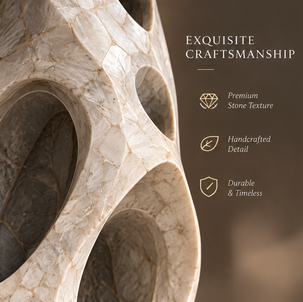 COSEMN | Recessed Sanctuary Stone Sculpture