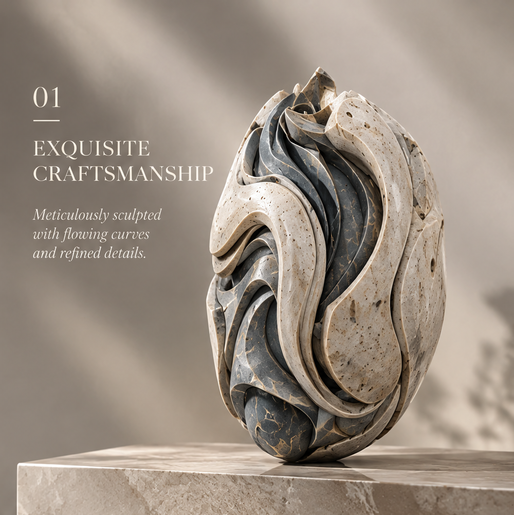 COSEMN | Folded Planet Abstract Figurine