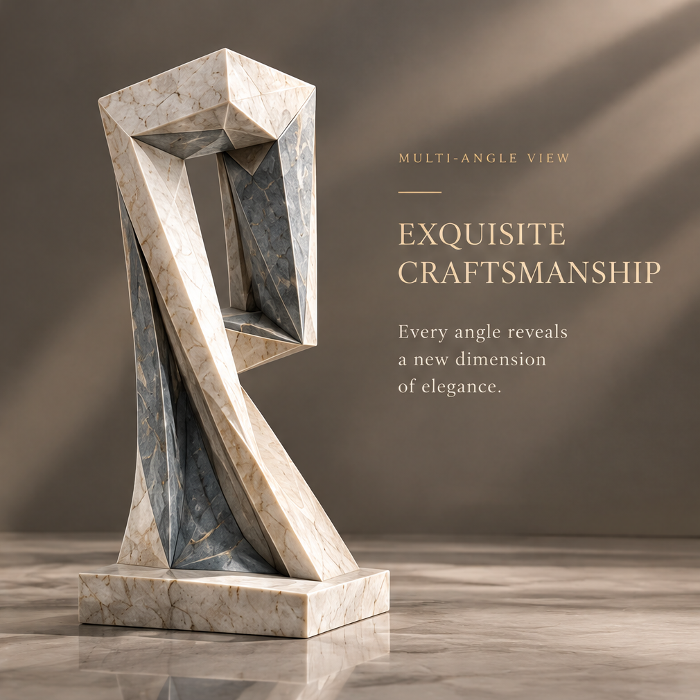 COSEMN | Folded Realm Geometric Pedestal