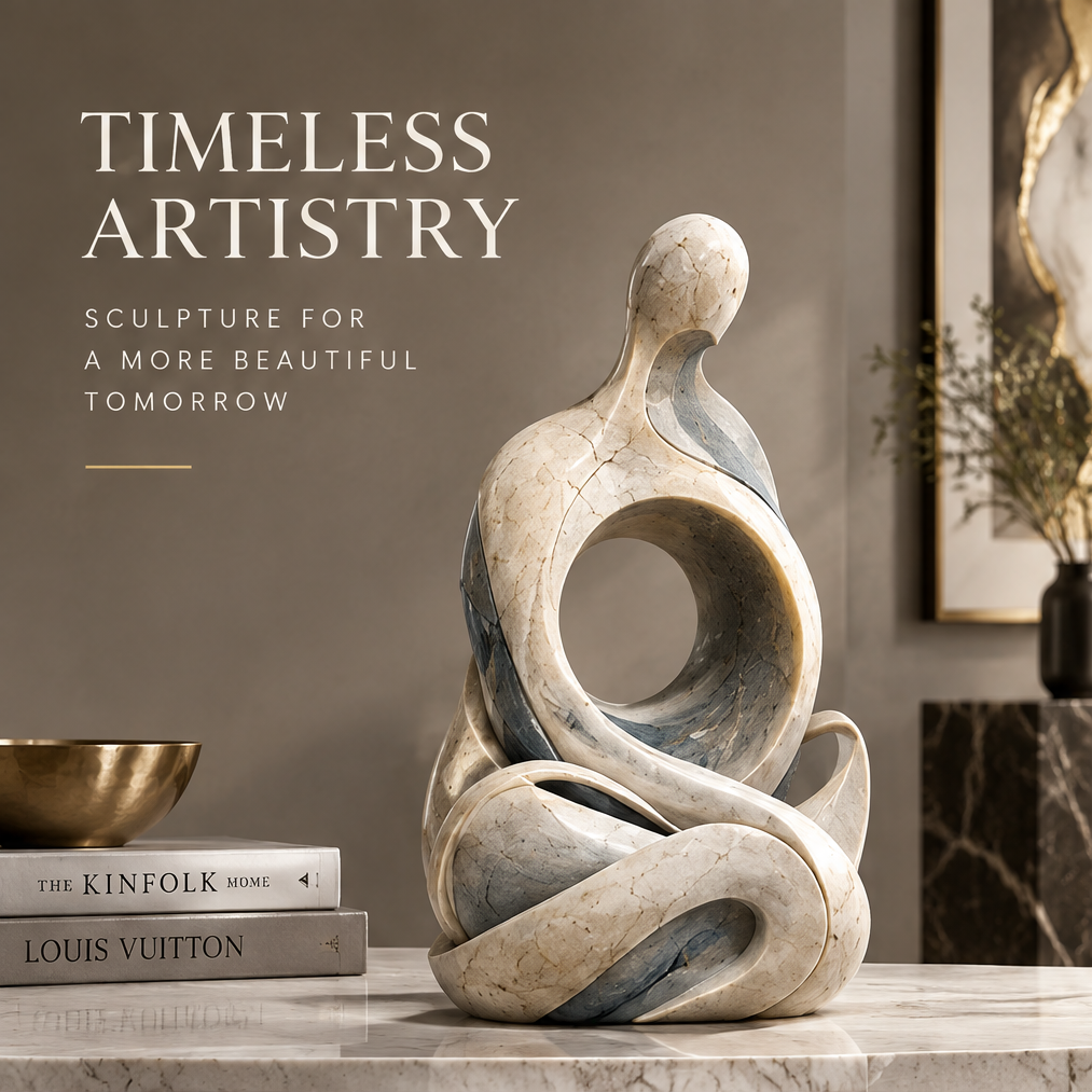 COSEMN | Circular Loop Stone Sculpture