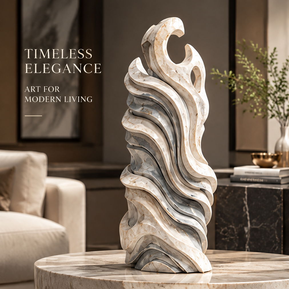 COSEMN | Layered Wave Shell Monument
