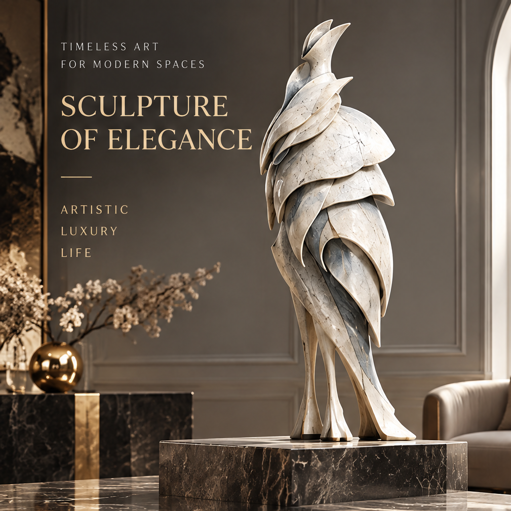 COSEMN | Layered Shell-Born Entity Statue