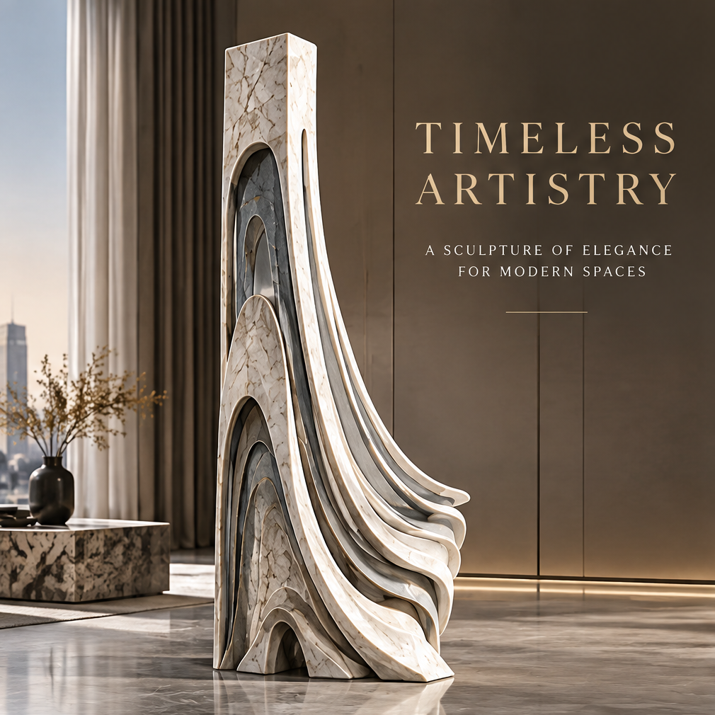 COSEMN | Trailing Shadow Column Statue