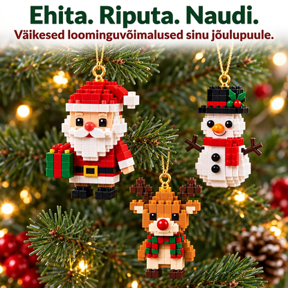 🎅🔥 Viimane päev 50% soodustuse saamiseks! 🌥️ Jõuluootuse kalender klotsidega, mis aitab kogu perel jõuludeni päevi lugeda! 🎄 Sobib suurepäraselt jõulupuu kaunistamiseks. ❤️