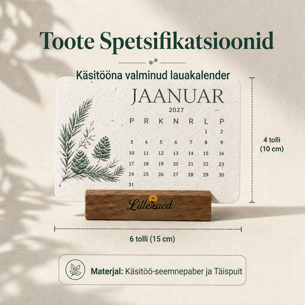 🌱 2027. aasta külvikalender 🌥️ – Üks ilu aasta, uus elu igal lehel! 💙