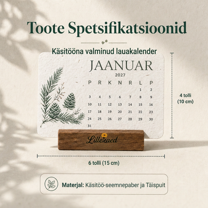 🌱 2027. aasta külvikalender 🌥️ – Üks ilu aasta, uus elu igal lehel! 💙